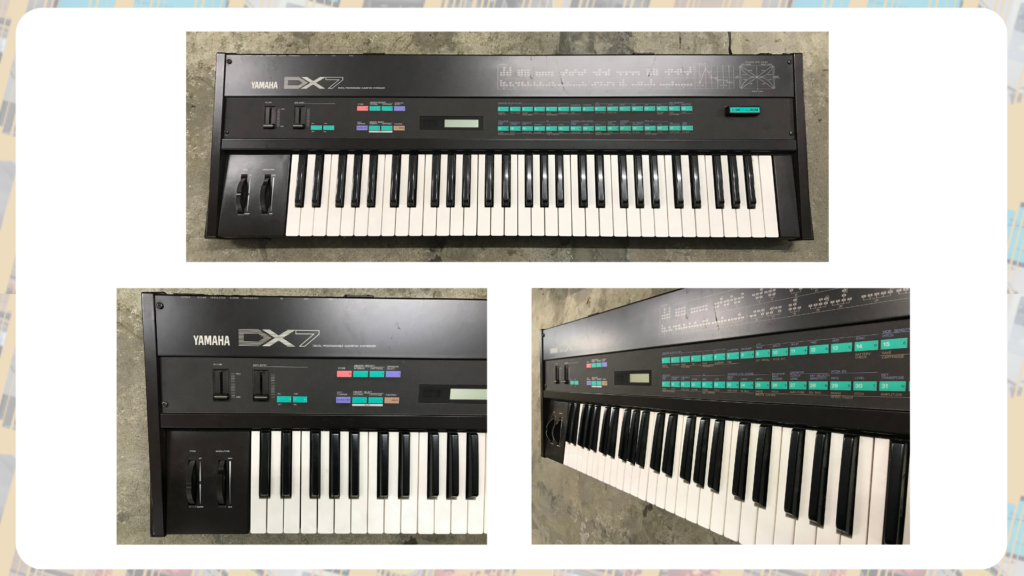 取寄商品凄いおまけ付 往年の名器 YAMAHA　DX7 ハードケース　(譜面立て付き) ヤマハ